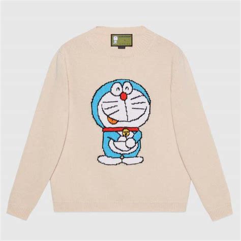 gucci doremon shoes|Gucci Doraemon sweater.